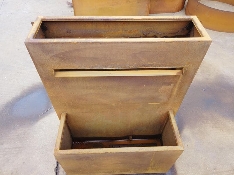 <h3>Corten Steel Water Feature - Photos & Ideas | Houzz</h3>
